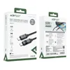 Kabel Acefast C15-03 USB-C - USB-C z wyświetlaczem 480Mb/s 60W 1,2 m - czarny
